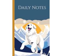 Daily Notes-Great Pyrenees Notebook, gift for dog lovers, Dog journal, Cute Great Pyrenees notebook