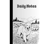 Daily Notes-Great Pyrenees Notebook, journal, Daily notes journal for dog lovers