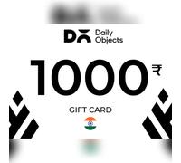 Daily Objects Gift Card 1000 INR Key - INDIA