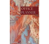 Daily Office Planner: Undated 6x9 Organizer with 365 Pages for Productivity and Goal Tracking | To-Do List Journal for Work and Personal Use | Hardback, Marble Cover Design