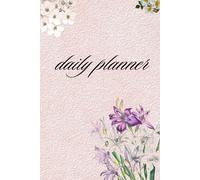 Daily planner 2025 - 2026: Pink agenda, organizer of habits and personal goals, day by day, 6 x 9 in size and 188 pages