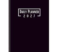 Daily Planner 2027: One day one page, 1st January to 31st December 2027, 365 days, 8.5x11 inches, |Theme: Simple |