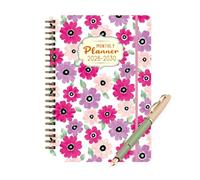 Daily Planner, 5 años Planning Coil Bound Datebook, 2026, 2030 Monthly and Yearly Scheduler, Organized Layout for School, Student, Business, and Work Desk Planning, Goal Setting 8.27x5.91x0.79