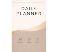 Daily Planner 6x9 - Simple Productivity Planner with 120 Pages | Undated Daily Schedule, To-Do List, Goals & Notes Organizer for Work, School & Personal Life