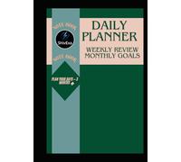 Daily Planner | 7-Day Organizer | Weekly Review - Hardcover Productivity Diary Size 6.60×9.61: followed by weekly reflection sheets - repeated for ... building, & personal organization | Creat