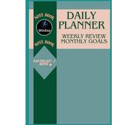 Daily Planner | 7-Day Organizer | Weekly Review ! Monthly goals - paperbackProductivity Diary: Notebook, followed by weekly reflection sheets - ... building, & personal organization | Crea