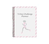 Daily Planner, 75-Day Habit Tracker, Multi-Functional Coil-Bound Notepad, A5 Size, Portable Time Management Tools, Goal and Task Organizer for Schedule, Workout, Travel, Projects