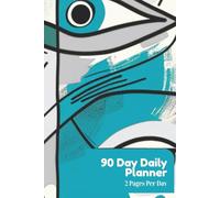 Daily Planner 90 Days - Undated Productivity Journal: Daily Organizer with 2 Pages per Day for Time Blocking, Goal Setting, To-Do Lists & Notes - Minimalist Layout for Women and Men