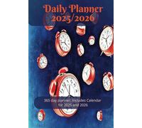 Daily Planner: Daily Planning Journal, 2025/2026 Calendar, To-Do List, Calls and Emails, Reminders, Notebook, Academic, Aesthetic, Trendy School & Office Supplies.