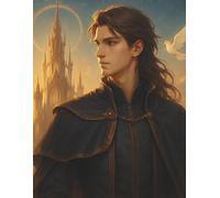 Daily Planner - Golden Sky Realm: A guided planning space for focus, motivation, and beautifully organised days.