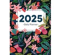 Daily Planner: Large Format Page-a-Day Scheduler and To-Do List, Dated for the Full Year, with Spaces to Plan Your Day, Track Tasks, and Take Notes.
