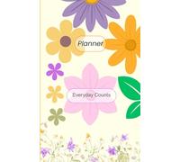 Daily Planner - Notbook-To Do list - Gratitude Journal, Schedule Your Day, Habit Tracker- Undated Colorful 120 Pages, 5×8 Inch, 90 GSM,(Everyday Counts).