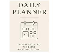 Daily Planner - Organize Your Day and Boost Your Productivity: A Minimalist 120-Day Agenda to Track Tasks, Priorities, Appointments & Gratitude