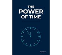 Daily Planner THE POWER OF TIME: | Goal Setting, Productivity & Habit Tracker | Time Management Notebook with To-Do List, Priorities & Fitness Log | 6x9 Inches 80 Pages Navy Blue Softcover