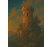 Daily Planner - Tower at Dusk: A thoughtful planning space for steady focus, peaceful structure, and inspired days.