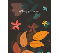 Daily Planner: Tracker for Every Day Use | 8x10 inches | 200 Pages | To Do List, Water and Exercise Tracking | Cute Notes Section