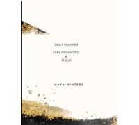 Daily Planner: Undated Daily Journal with Priorities, Schedule, and Meal Tracker