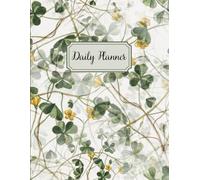 Daily Planner:: Undated Organizer Journal Notebook Full Page Per Day 8.5x11 in