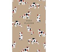 Daily Planner, Undated Weekly & Daily View, Cat Pattern Design: Journal Notebook for Mindfulness, Motivation, Productivity and Life Balance