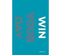 Daily Planner WIN YOUR DAY: | Goal Setting, Productivity & Habit Tracker | Time Management Notebook with To-Do List, Priorities & Fitness Log | 6x9 Inches 80 Pages Blue & Red Softcover