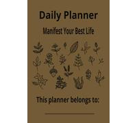 Daily Planner With Hourly Schedule: Stay Organized and Boost Productivity | Perfect for Time Management | Ideal for School, Work, or Office | 6x9 inches