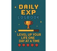 Daily Quest Tracker - Pixel Art Journal for Gamers: Track Tasks, Mood, Energy & XP | Retro Gaming-Inspired Productivity Logbook | Fun Daily Planner for Kids, Teens & Adults