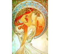Daily Reflections: Gratitude, Manifestation & Dreams: Art Nouveau, Vintage Belle Epoque Journal Collection - Alphonse Mucha Poetry