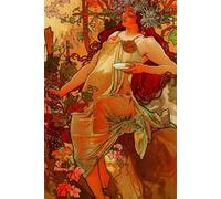 Daily Reflections: Gratitude, Manifestation & Dreams: Art Nouveau, Vintage Belle Epoque Journal Collection - Alphonse Mucha's Autumn