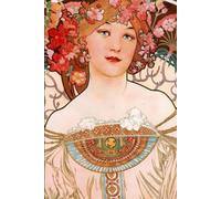Daily Reflections: Gratitude, Manifestation & Dreams: Art Nouveau, Vintage Belle Epoque Journal Collection - Mucha Reverie Relief