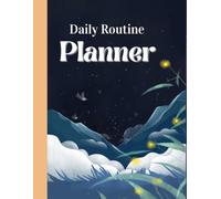 Daily Routine Planner: Cute Wide Ruled Blank Lined Notebook for Kids | Large Daily Activity and Task Tracking Journal for School and Home | 8.5 x 11 Inches
