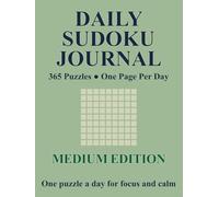 Daily Sudoku Journal: Medium Edition