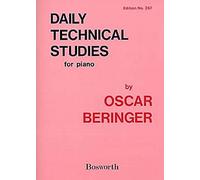 Oscar beringer : daily technical studies for piano - piano - recueil