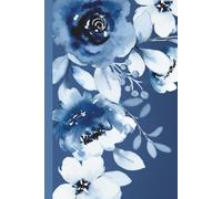 Daily Thoughts in Blue: A Gentle Journal for Daily Reflections with a Blue Floral Cover