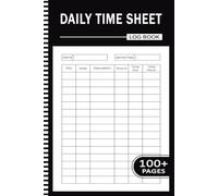 Daily Time Sheet Log Book For Efficient Work Hours Management