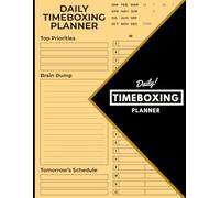 Daily Timeboxing Planner: Daily Time Boxing Journal, Daily Time Block Planner, Daily Planner For Hourly Productivity, Daily Planner 2023-2024 8.5x11 in 120 pages