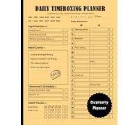 Daily Timeboxing Planner: Quarterly Edition - 12-Week Undated Planner for Time Blocking, Habit Tracking & Weekly Review: Designed for Busy ... Time Block Layouts for Productivity and Focus