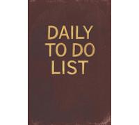 Daily To Do List Planner - Productivity Notebook for Focus, Study, Work & Time Management