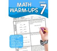 Daily Warm-Ups: Math for Seventh Grade: Fluency, Problem Solving and Critical Thinking