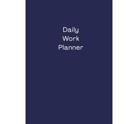 Daily Work Planner - A4 Undated Productivity Journal for ADHD Professionals | One Page Per Day | Organise Tasks, Prioritise Goals, Take Meeting Notes | Hardcover | NAVY BLUE