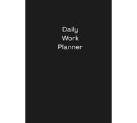 Daily Work Planner - A4 Undated Productivity Journal for ADHD Professionals | One Page Per Day | Organise Tasks, Prioritise Goals, Take Meeting Notes | Hardcover BLACK