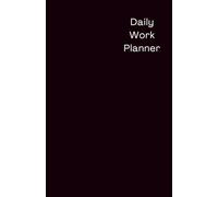 Daily Work Planner - A5 Undated Productivity Journal for ADHD Professionals | One Page Per Day | Organise Tasks, Prioritise Goals, Take Meeting Notes | Hardcover BLACK