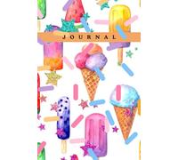 Daily Writing Journal: Popsicles & Calm Notebook - 5.5 x 8.5