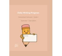 Daily Writing Program: Homeschool Curriculum - Grade 1 - September (Full Color Edition) (Daily Homeschool Program - Grade 1)