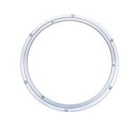Dailydanny Placa giratoria de aluminio resistente Lazy Susan con rodamiento giratorio para mesa de comedor (18 pulgadas)