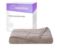 Dailydream Therapie - Manta con peso (forro polar, 4,5 kg, para adultos, 135 x 200 cm), color rosa