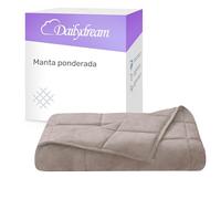 Dailydream Therapie - Manta con peso (forro polar, 6 kg, para adultos, 135 x 200 cm), color rosa