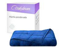 Dailydream Therapy - Manta con peso de forro polar esponjoso, 4,5 kg, para adultos, 135 x 200 cm, color azul