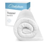 Dailydream Topper viscoelástico para colchón de 90x190, Grosor 3,5cm, Sobrecolchón Memory Foam, Edition Standard, Model S, Cubrecolchón de Espuma, Espuma viscoelástica, Espuma Memoria, Topper Sofa
