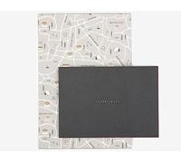 Dailylike Hojas de papel estampado para carta camping map 13x19cm. Incluye sobres 14x10cm.