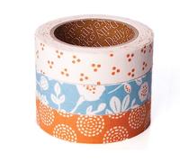 Dailylike Set 3 cintas adhesivas algodón beach 15mm.x3m.